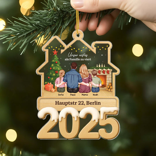 6776OGE1 erstes weihnachten in unserem neuen zuhause acryl weihnachtsschmuck personalisiert_ familie 6776OT6TI2