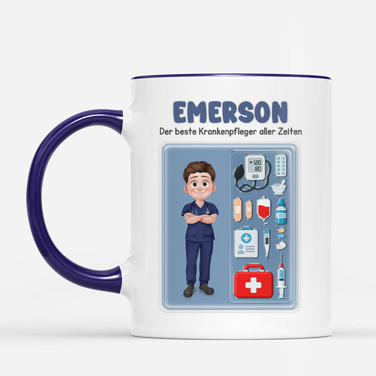 6968MGE1 staatlich anerkannte krankenschwester krankenschwester tasse personalisiert_ 6968MKLMN_2