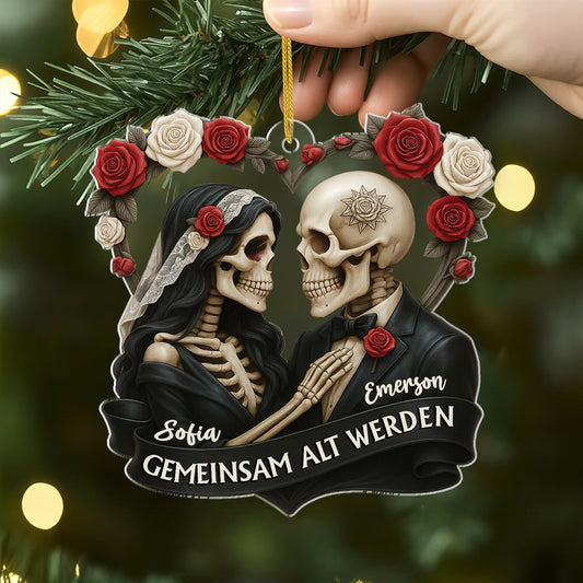 7027OGE1 3d druck effekt gemeinsam alt werden seit acryl weihnachtsschmuck personalisiert paare skelett 7027O3L5G_2