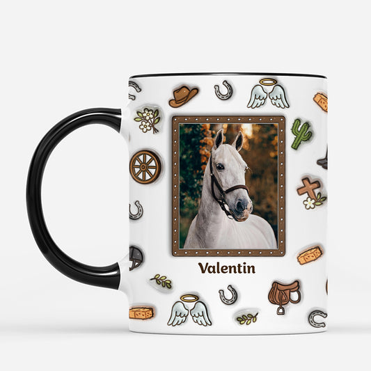 7117MGE2 3d druck effekt engel haben nicht immer flugel manchmal hufe tasse pferd personalisiert foto zur erinnerung 7117MKVWU