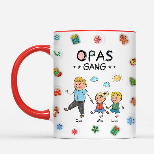 7134MGE2 3d druck effekt omas gang cartoon buntstifte opa oma weihnachtstasse personalisiert_ 7134MKV5A