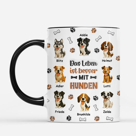 7197MGE2 3d druck effekt das leben ist besser mit katzen katzen tasse personalisiert_ 7197M6YWD