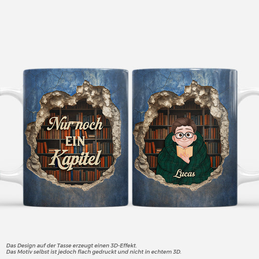 7237MGE1 3d druck effekt nur noch ein kapitel personalisierte tasse fur _leseratten frauen manner 7237MKVMB