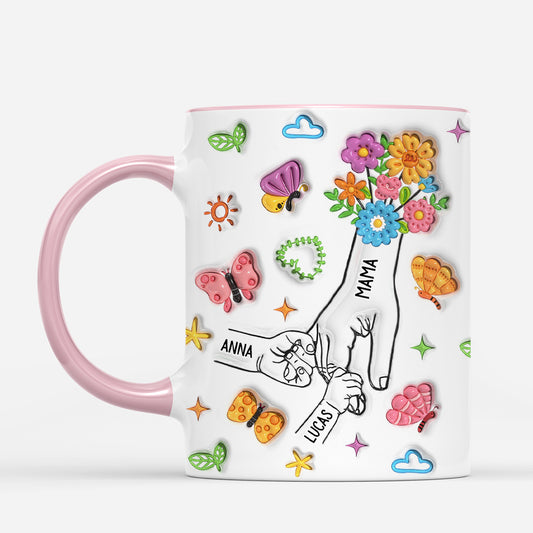 7240MGE1 3d druck effekt schmetterlinge blumen mama oma tasse personalisiert 7240MKLWA_2