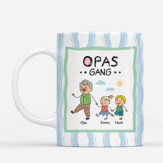 7294MGE1 omas gang opas gang gestreifte tassen personalisiert 7294M6PZB