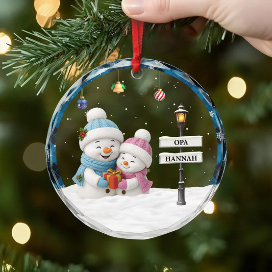 7362OGE2 namensschilder schneemann glas weihnachtsschmuck personalisiert_ oma opa 7362O3T5A