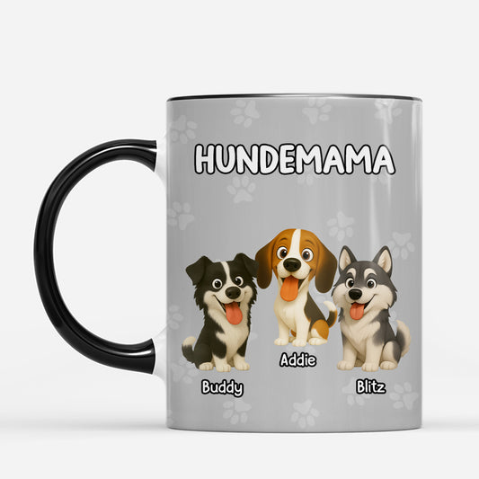 7365MGE2 hundemama hundepapa pfoten tasse mit hunden personalisierte_ 7365MKPCC