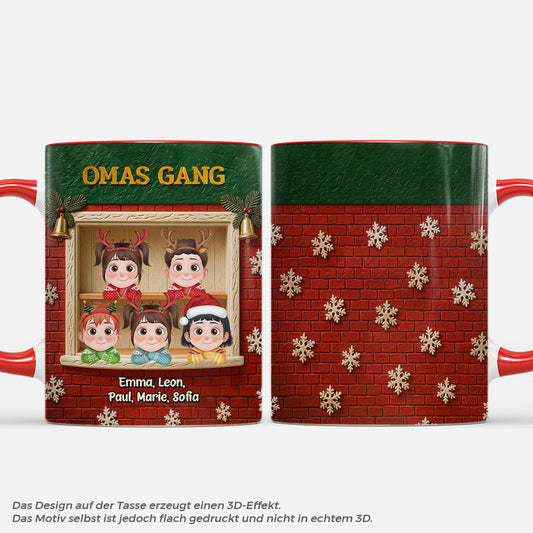 7387MGE1 3d druck effekt omas gang personalisierte weihnachtstasse_ opa oma fenster 7387MTYNA