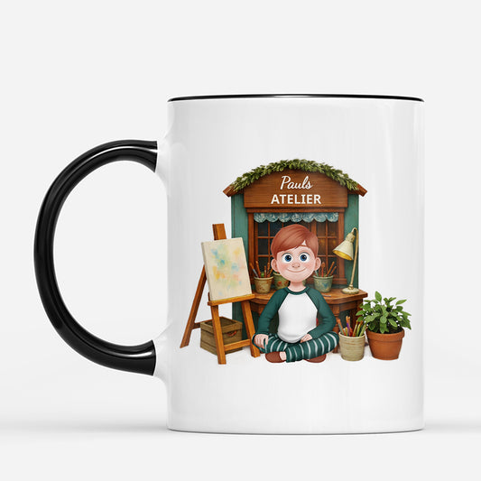 7433MGE2 3d druck effekt atelier personalisierte tasse kunstlerin 7433MTTCA