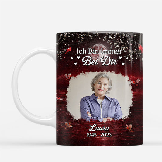 7446MGE1 fur immer in meinem herzen personalisierte tasse mit foto_ frauen manner zur erinnerung 7446M3VMA