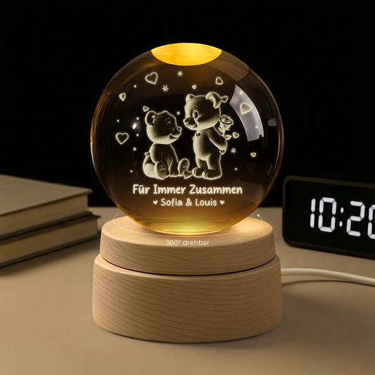 7471LGE1 fur immer zusammen bar paar 3d kristallkugel personalisiert 7471L3PCG_2