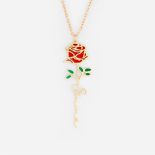 7478JGE1 kette mit blume personalisierte halskette damen_ manner 7478J0V5A