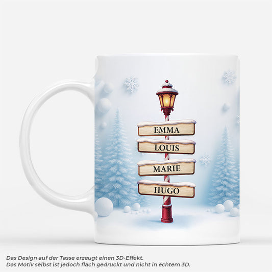 7501MGE1 3d druck effekt namensschilder personalisierte weihnachtstasse_ familie 7501MTV5I