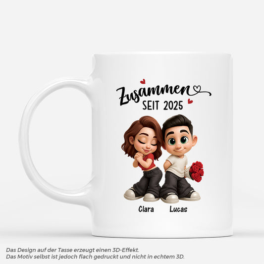 7507MGE1 zusammen seit paar tassen personalisiert 7507MKL5G_1d4503f2 6a54 4000 8ce8 826031fe824a