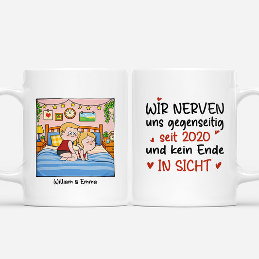 7612MGE1 wir nerven uns gegenseitig seit paar tassen personalisiert 7612MSP5G