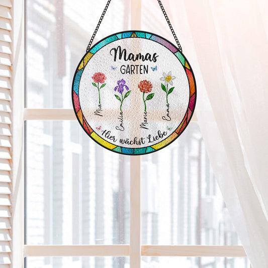 7692UGE2 omas garten hier wachst liebe personalisiertes geschenk garten_ buntglas sonnenfanger mamaoma 7692ucq5a