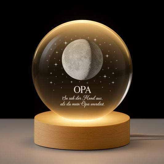 7695LGE1 so sah der mond aus als du mein opa wurdest personalisiertes geschenk mondphase kristallkugel omaopa 7695l6qmb