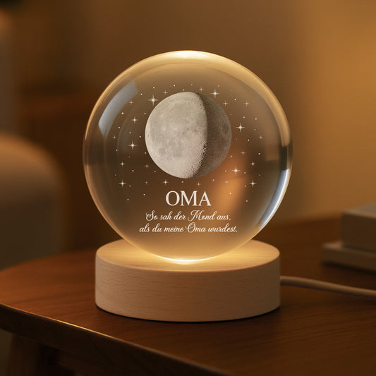 7695LGE2 so sah der mond aus als du mein opa wurdest personalisiertes geschenk mondphase kristallkugel omaopa 7695l6qmb