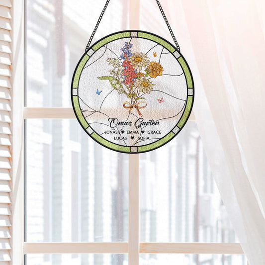 7699UGE2 omas garten personalisiertes geschenk buntglas sonnenfanger mamaoma 7699u6pca