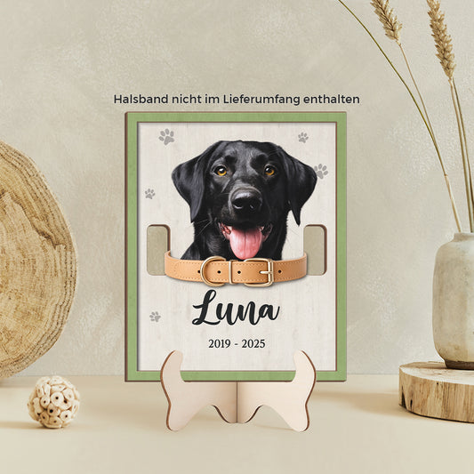 7727QGE2 ich werde dich fur den rest meines lebens vermissen personalisierte trauergeschenke foto holzaufsteller katze 7727qsqad