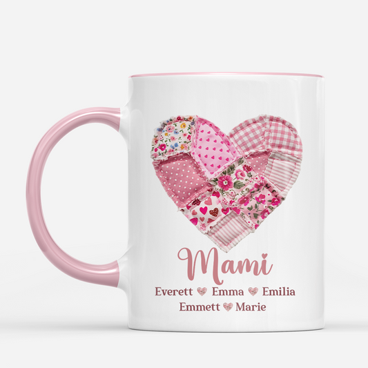 7809MGE2 oma enkelkinder patchwork mama oma tasse personalisiert 7809m8fca