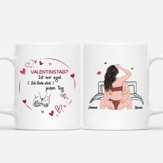 7817MGE1 valentinstag ist mir egal ich liebe dich jeden tag lustige paar tassen personalisiert 7817m6f5g