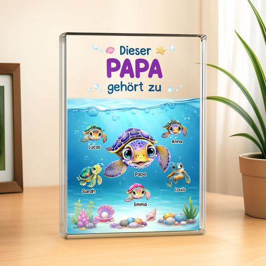 7837RGE1 diese mama gehort zu rechteck acryl aufsteller personalisiert mamapapa schildkroten 7837r6vwa_1