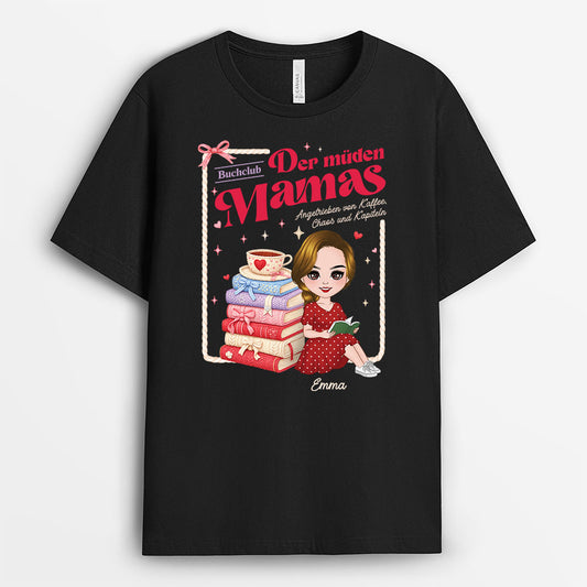 7843AGE1 club der muden mamas oma mama t shirt personalisiert fur leseratten frauen strick optik 7843a6vna