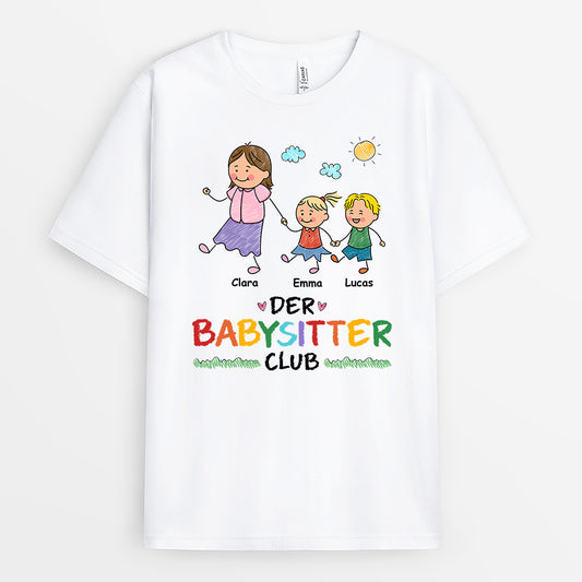 7844AGE1 der babysitter club personalisiertes geschenk tagesmutter t shirt 7844a6pwa
