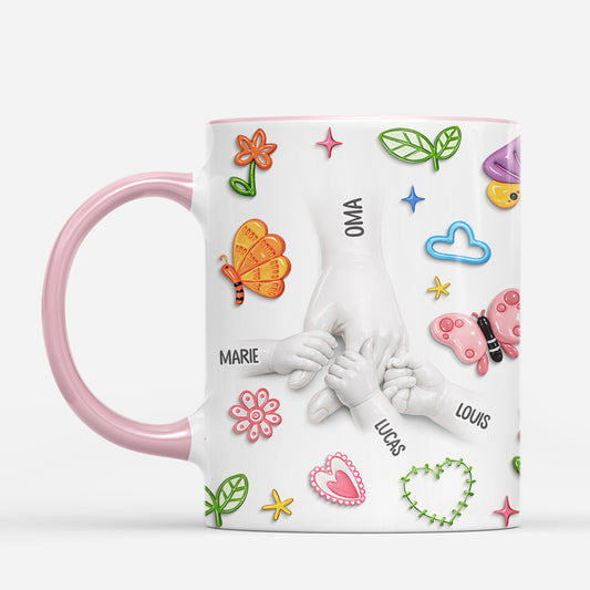 7907MGE2 3d druck effekt hand in hand blumen personalisiertes geschenk mamapapa tasse mit namen 7907m6pna
