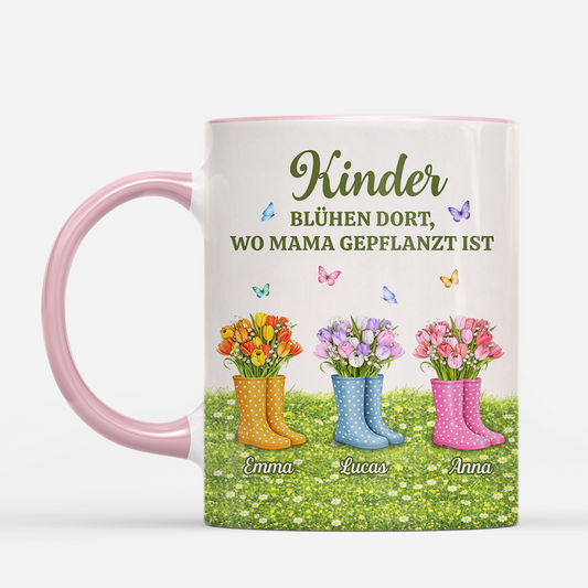 7939MGE2 enkelkinder bluhen dort wo oma gepflanzt ist personalisiertes geschenk mamaoma tasse 7939mtkca