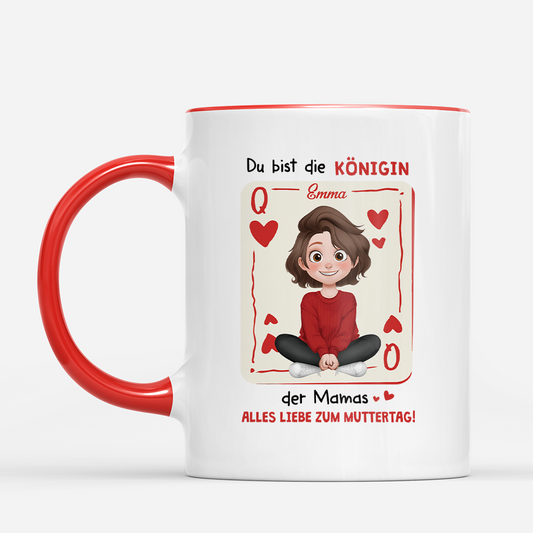 7946MGE1 du bist die konigin der mamas mamapapa tasse personalisieren muttertagvatertag 7946mcfta_d3143fc7 2668 4cde bb56 0765aa9d2136