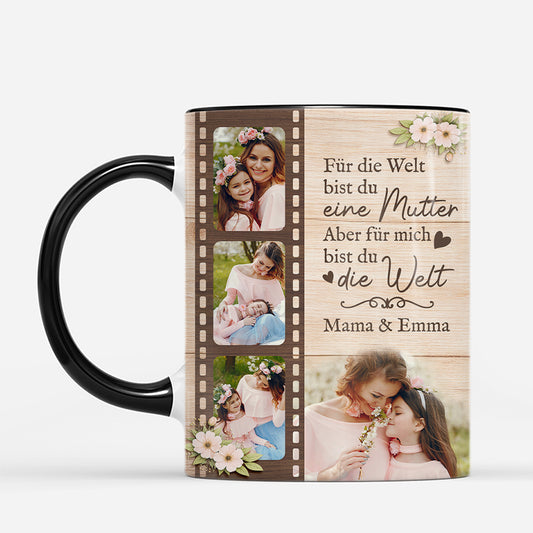 7952MGE1 fur die welt bist du eine mama aber fur uns bist du die welt personalisierte geschenke foto omamama tasse 7952m8qna