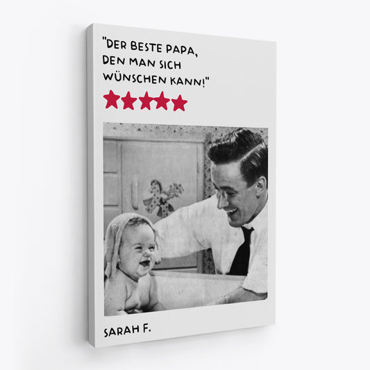 7969CGE2 du hast mich auf diese welt gebracht und es ist grossartig personalisierte geschenke foto leinwand mama papa 7969ccpwa