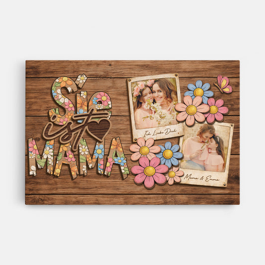 7972CGE1 sie ist mama personalisierte geschenke foto leinwand mama oma 7972ctqna