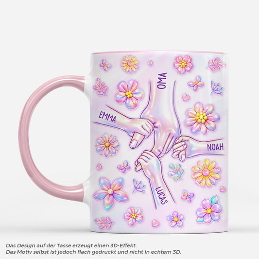 8002MGE1 3d druck effekt hand in hand oma mama tasse personalisieren holografie 8002mspza