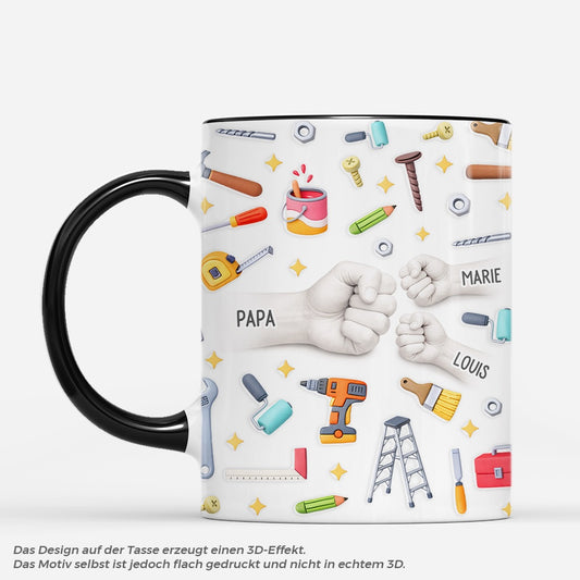 8096MGE1 3d druck effekt faustgruss werkzeug opapapa tasse personalisieren 8096m3xnb
