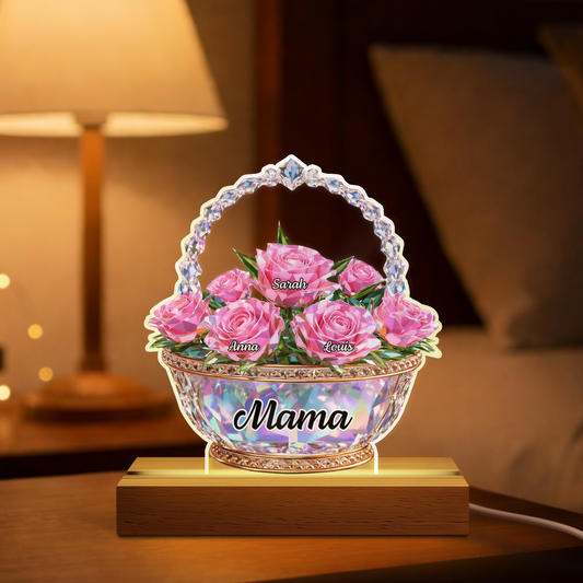 8142LGE1 blumenkorb personalisiertes geschenk nachtlicht_ mama oma 8142ltkwa