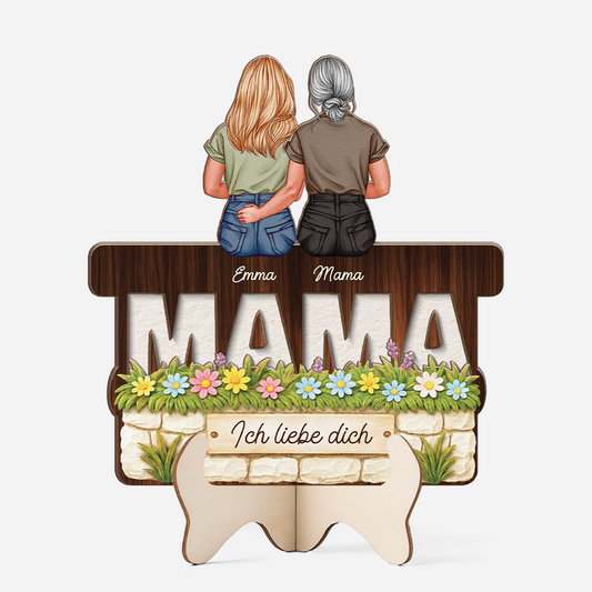 8145QGE1 mama wir lieben dich personalisiertes geschenk holzaufsteller mamaoma 8145qyna