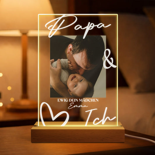 8155LGE1 papa ich personalisiertes nachtlicht mit foto papamama 8155lsymb