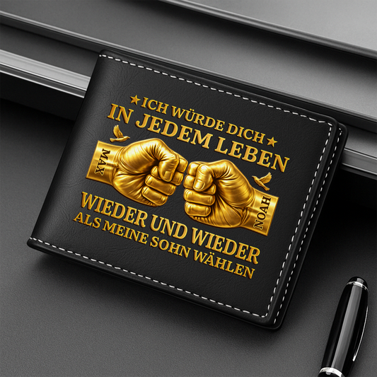 8165JGE2 3d druck effekt immer wieder meinen papaopa portemonnaie herren personalisiert_ 8165jcxmb