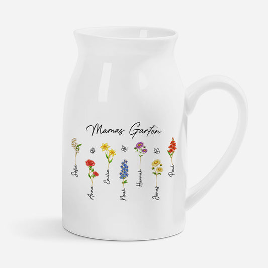 8171OGE1 mamas garten personalisiert_e vase mama oma keramik schmetterling lineart 8171o8v5a