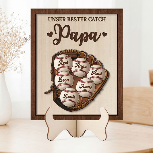 8172QGE2 unser bester catch mama personalisiertes geschenk holzaufsteller mamapapa 8172qcqha