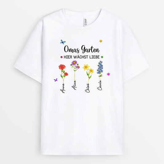 8181AGE1 omas garten hier w_chst liebe mamaoma t shirt personalisiert_ glitzer blumen 8181a8v5a