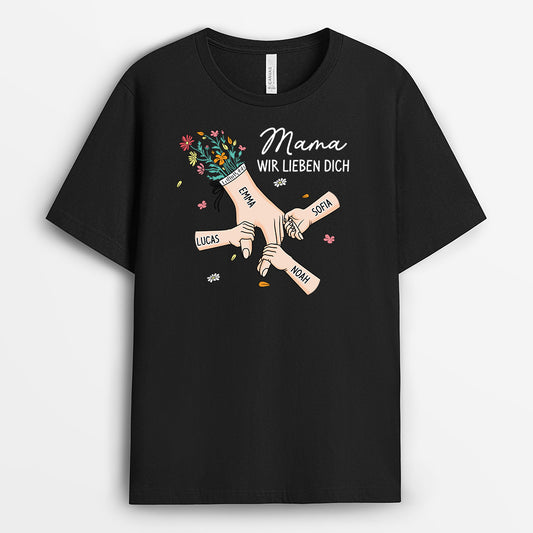 8227AGE1 oma mama wir lieben dich mama t shirt personalisiert 8227a6paa