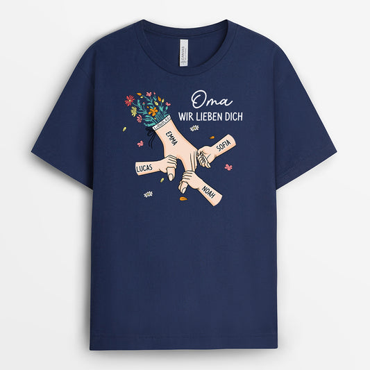 8227AGE2 oma mama wir lieben dich mama t shirt personalisiert 8227a6paa