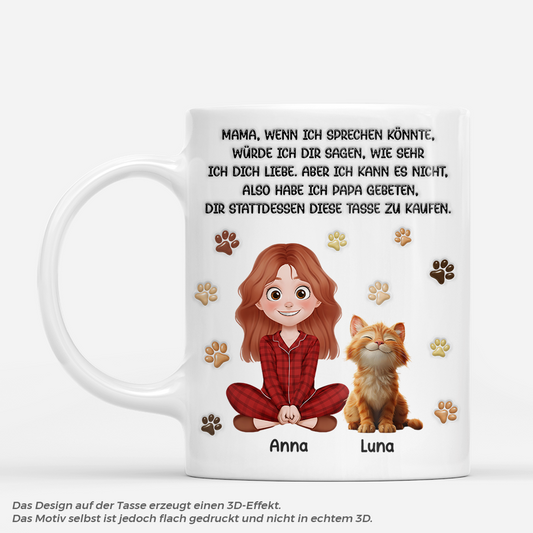 8234MGE1 3d druck effekt ich kann noch nicht sprechen also sagt diese tasse ich liebe dich personalisierte geschenke katze tasse 8234m8czc
