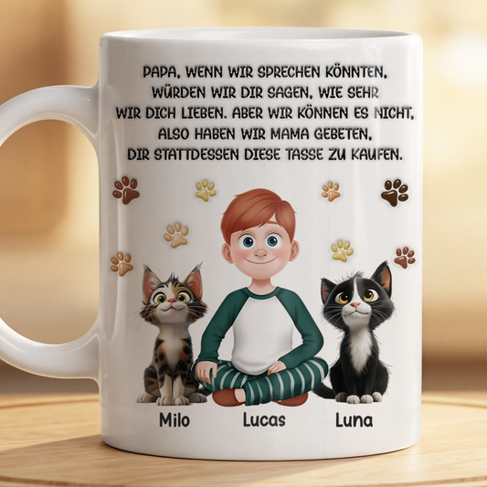 8234MGE2 3d druck effekt ich kann noch nicht sprechen also sagt diese tasse ich liebe dich personalisierte geschenke katze tasse 8234m8czc