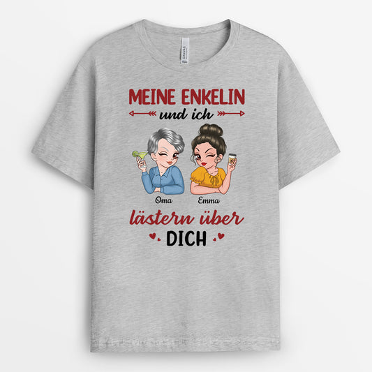 8243AGE2 meine tochter und ich l_stern _ber dich oma mama t shirt personalisiert 8243anvta