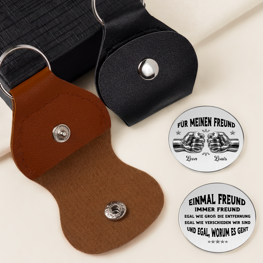 8268AGE2 3d druck effekt einmal bruder immer bruder pocket hug schlusselanhanger personalisiert_ freunde 8268aj6fhb